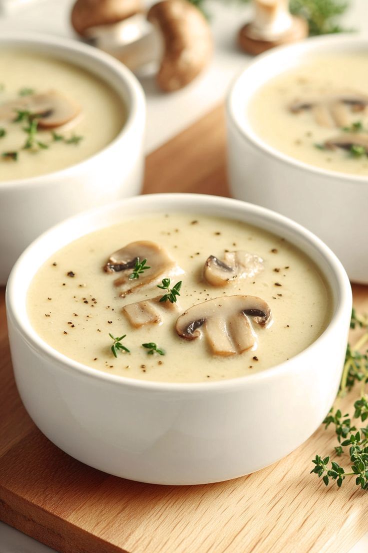Kremalı Mantar Çorbası